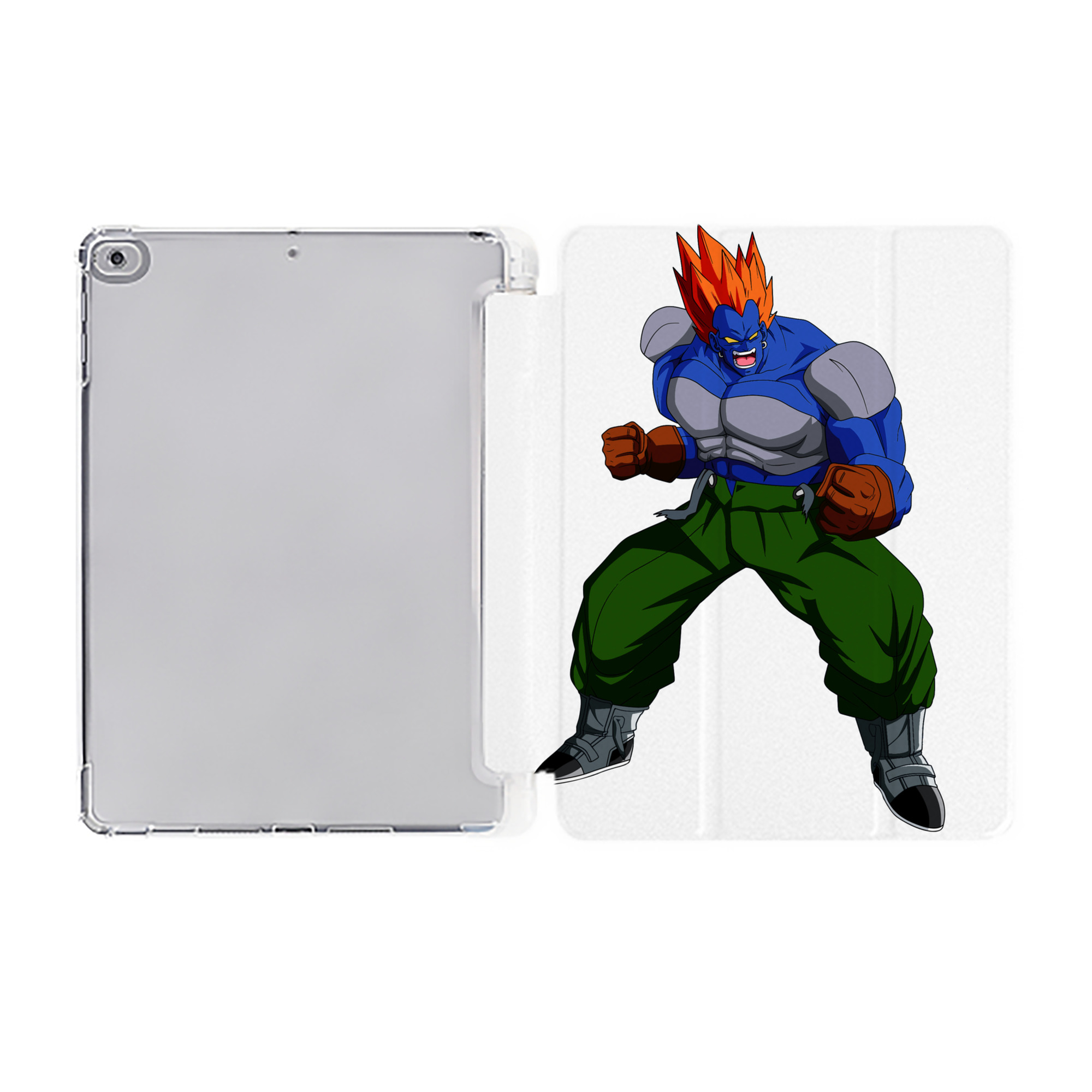 （画像用） ドラゴンボール DRAGON BALL IPad ケース ペン収納付き 三つ折りスタンド PUレザー×シリコン 対応機種9.5/10.5/10.9インチ